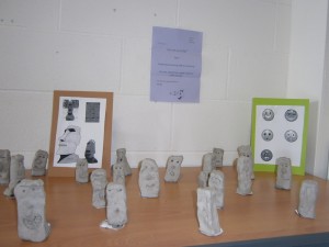 Clay heads showing emotion 1