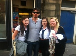 DGS pupils accost music superstar Example