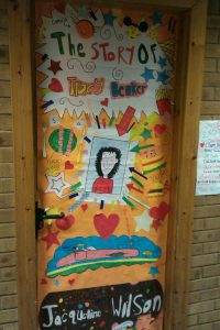 Oban High School English Corridor Book Week Doors 004