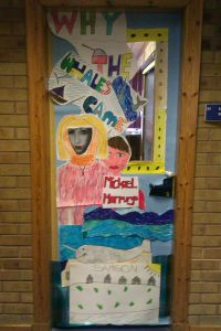 Oban High School English Corridor Book Week Doors 005
