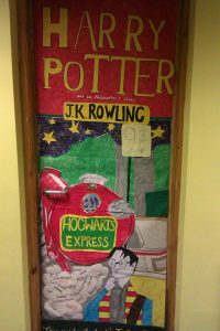 Oban High School English Corridor Book Week Doors 006
