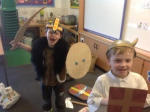 Rockfield PS viking book launch 2