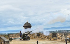 DGS German One o'clock gun Edinburgh Castle 8