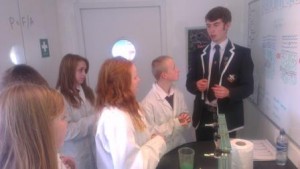 DGS Senior pupil mentoring young scientists 2