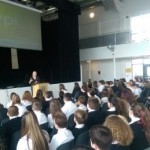 Lynn Raynal from YPI Scotland at the DGS launch event