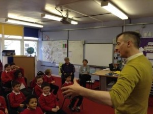 Strone Childrens author visit 2