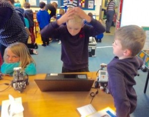 Rhunahaorine and Gigha robots 2 May 2016
